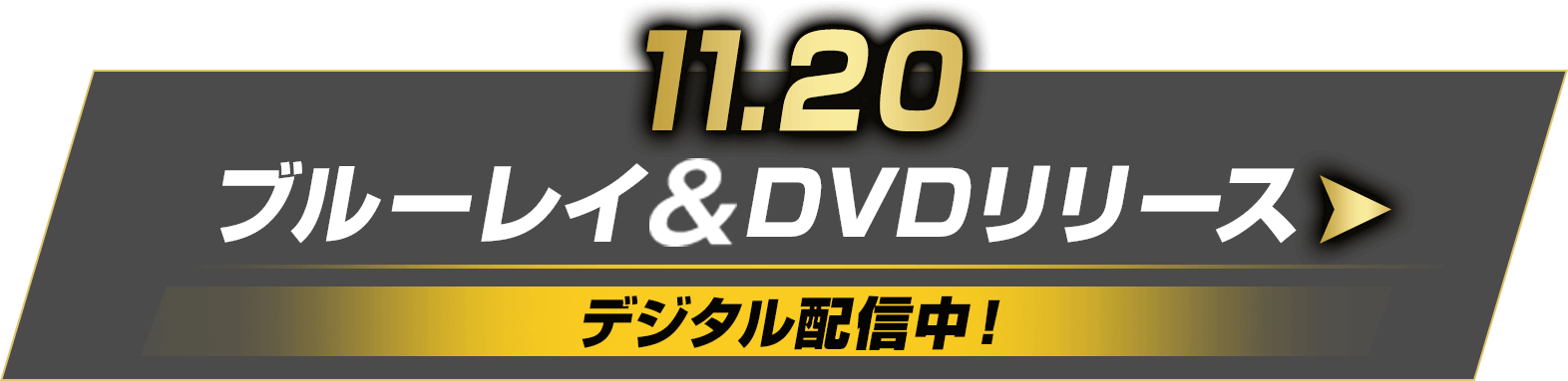 11.20 ブルーレイ&DVD/4K UHDリリース！デジタル好評配信中！